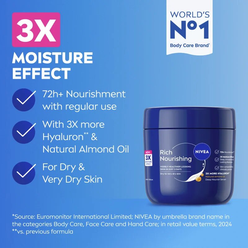 Nivea Rich Nourishing crema de corp nutritiva 400 ml