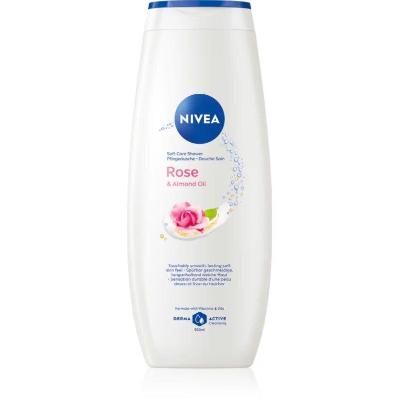 Nivea Rose & Almond Oil gel de duș 500 ml
