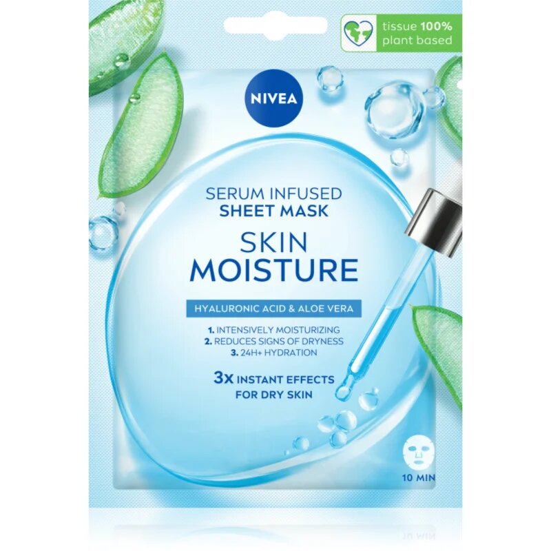 Nivea Skin Moisture mască textilă hidratantă 1 buc