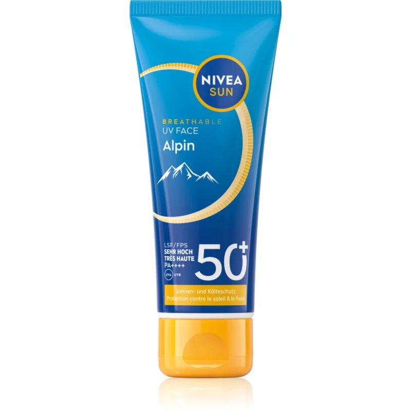 Nivea SUN Alpin lotiune tonica impotriva frigului si a vantului SPF 50+ 40 ml