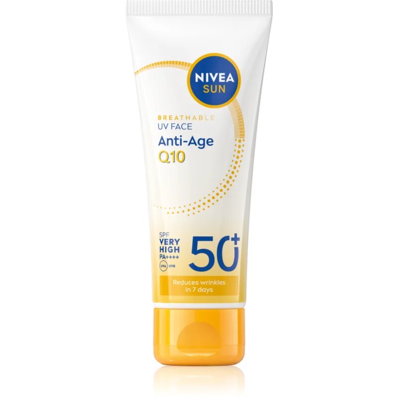 Nivea SUN Anti-Age Q10 lotiune tonica cu efect antirid SPF 50+ 40 ml