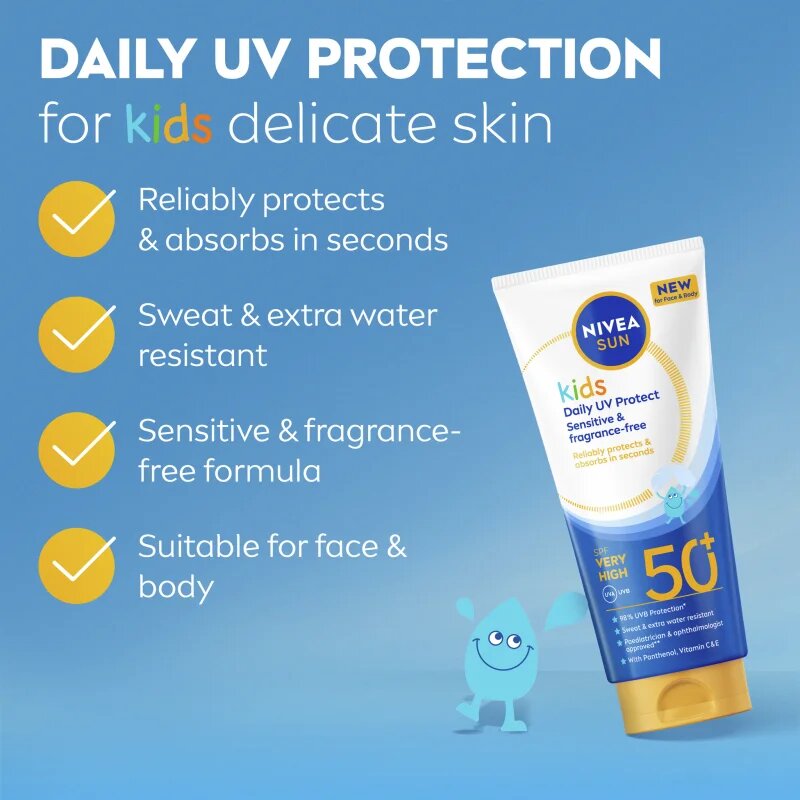 Nivea SUN Kids lotiune pentru bronzat pentru copii SPF 50+ 100 ml
