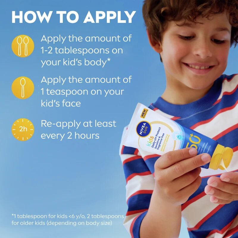 Nivea SUN Kids lotiune pentru bronzat pentru copii SPF 50+ 100 ml