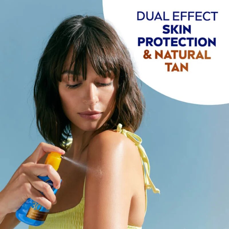 Nivea SUN Protect & Bronze spray de corp pentru un bronz intens SPF 30 200 ml