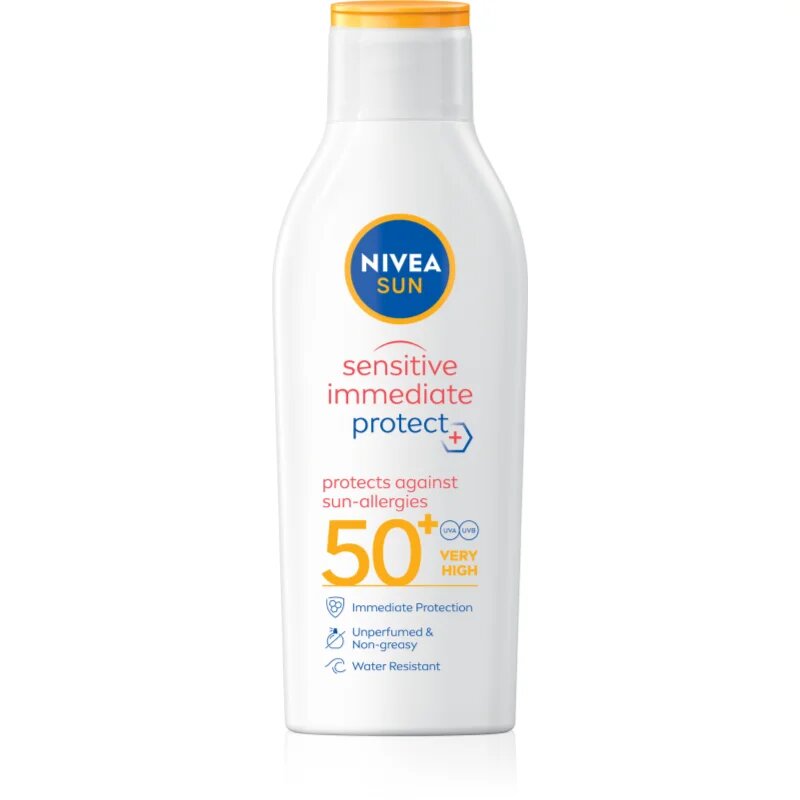 SUN Sensitive Immediate lotiune de plaja pentru pielea sensibila SPF 50+ 200 ml