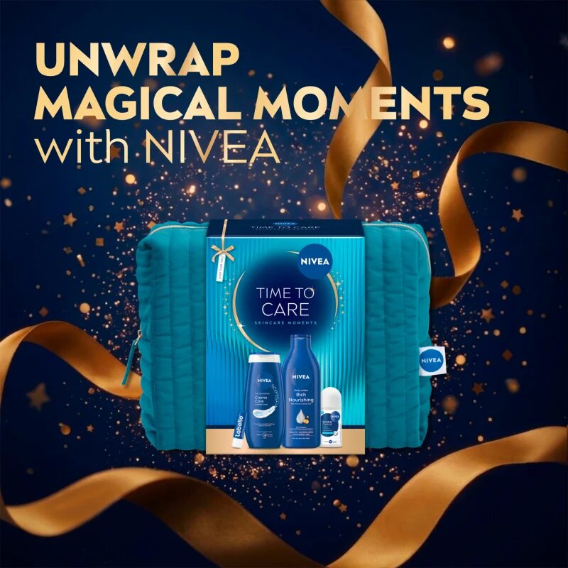 Nivea Time to Care set cadou nutritie si hidratare