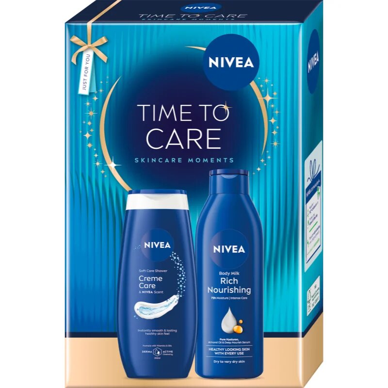 Nivea Time to Care set cadou nutritie si hidratare
