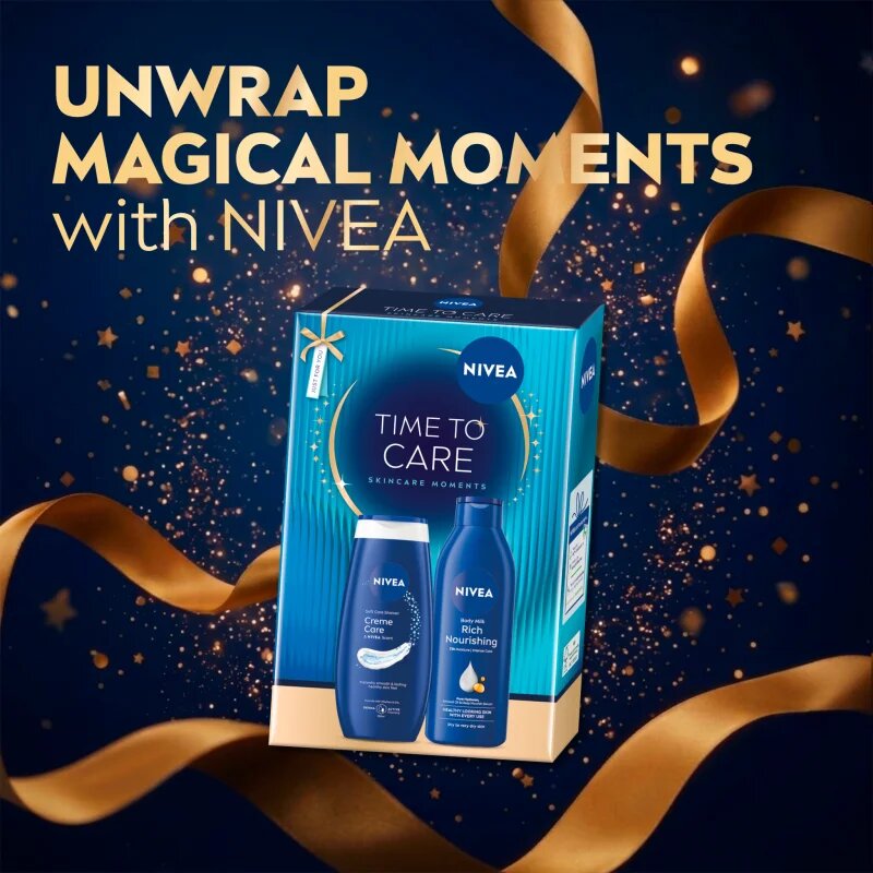 Nivea Time to Care set cadou nutritie si hidratare