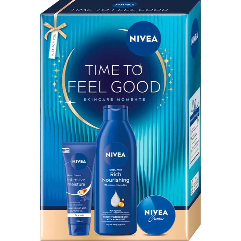 Nivea Time to Feel Good set cadou nutritie si hidratare