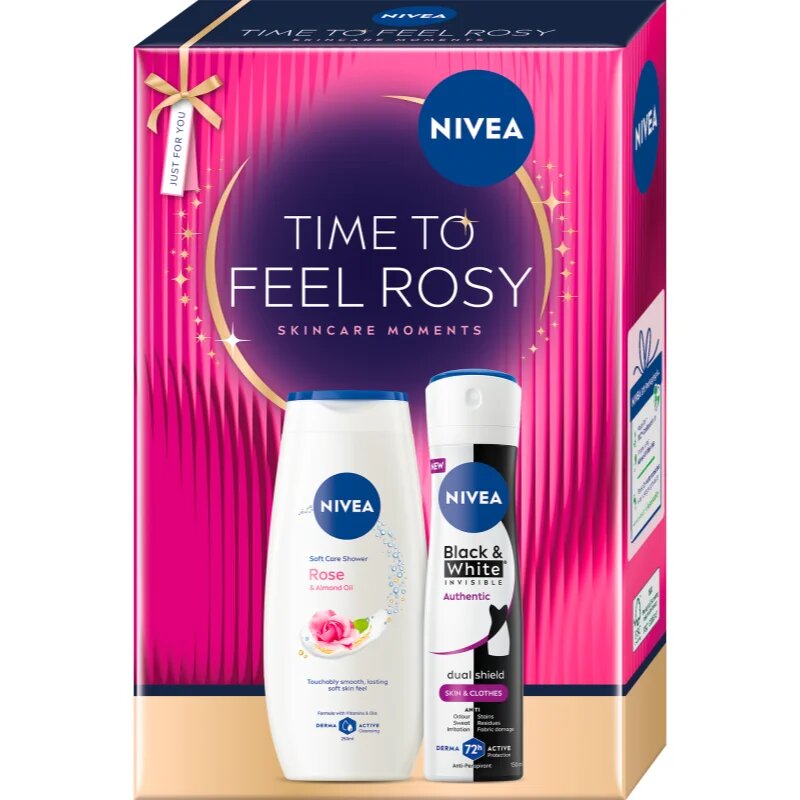 Nivea Time to Feel Rosy set cadou pentru corp