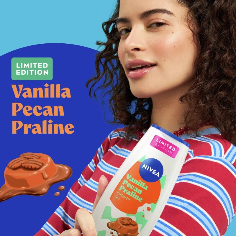 Nivea Vanilla Pecan Praline gel de duș 250 ml