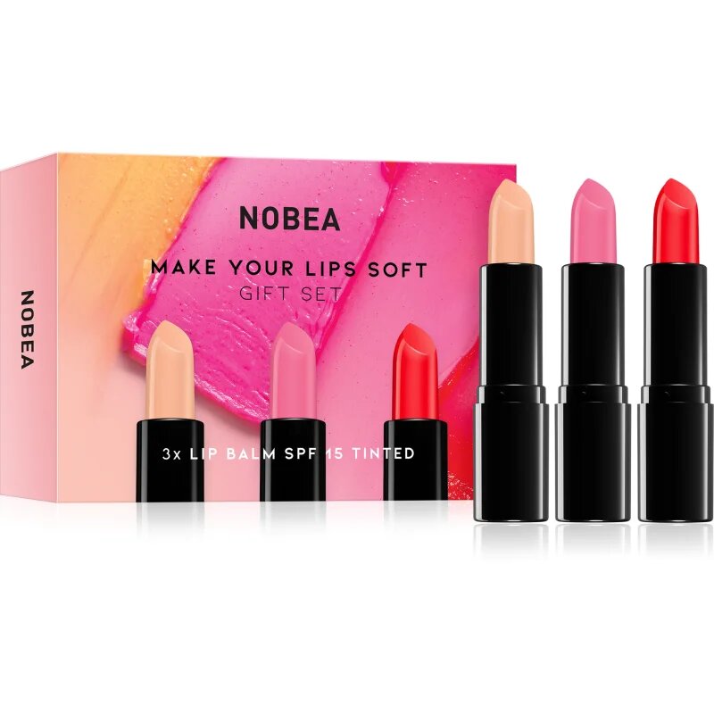 NOBEA Beauty Pleasure Make Your Lips Soft Gift Set set îngrijire buze ediție cadou