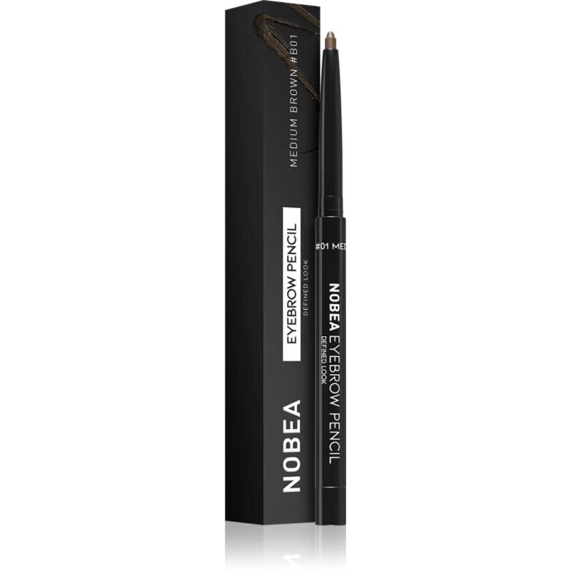 NOBEA Day-to-Day Eyebrow Pencil creion pentru sprancene 01 Medium brown 03 g