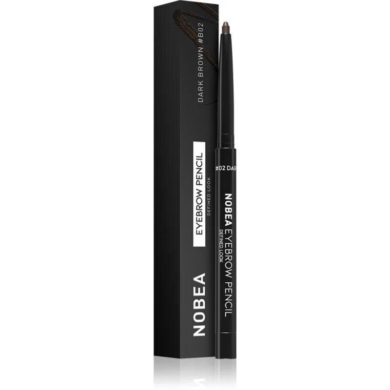 NOBEA Day-to-Day Eyebrow Pencil creion pentru sprancene 02 Dark brown 0.3 g