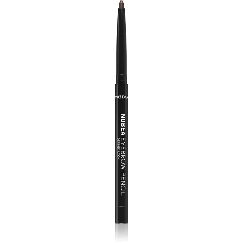 NOBEA Day-to-Day Eyebrow Pencil creion pentru sprancene 02 Dark brown 0.3 g