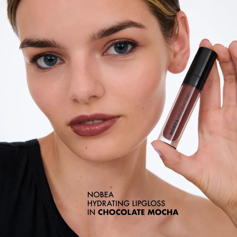 NOBEA Day-to-Day Hydrating Lipgloss lip gloss hidratant Chocolate Mocha 7 ml