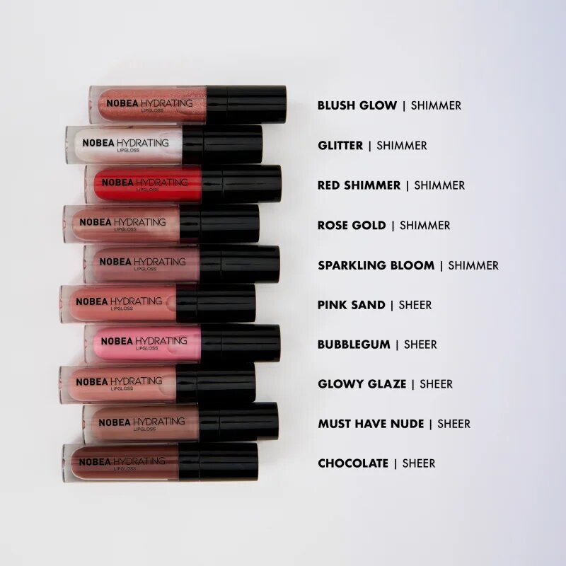 NOBEA Day-to-Day Hydrating Lipgloss lip gloss hidratant Chocolate Mocha 7 ml