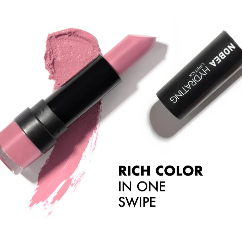 NOBEA Day-to-Day Hydrating Lipstick ruj hidratant culoare French Rose #L08 45 g