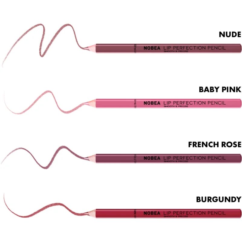 NOBEA Day-to-Day Lip Perfection Pencil creion contur buze Nude 01 1.55 g