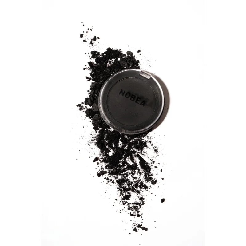 NOBEA Day-to-Day Mono Eyeshadow fard ochi cu efect matifiant culoare Black chant 3.5 g