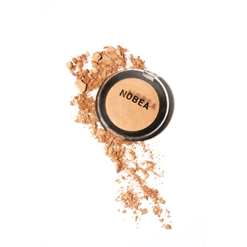 NOBEA Day-to-Day Mono Eyeshadow fard ochi cu particule stralucitoare culoare Toasted almond 35 g