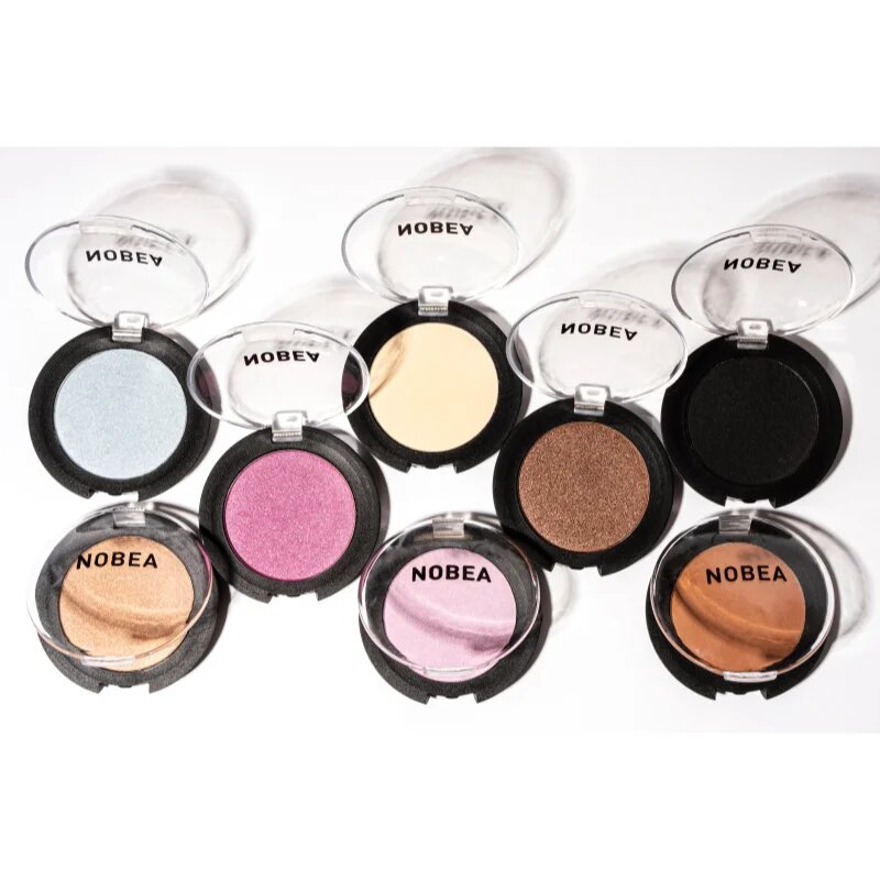 NOBEA Day-to-Day Mono Eyeshadow fard ochi cu particule stralucitoare culoare Toasted almond 35 g