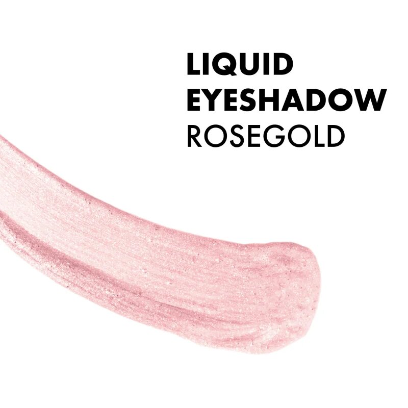 NOBEA Metal Liquid Eyeshadow lichid fard ochi culoare Rosegold #E02 4 ml