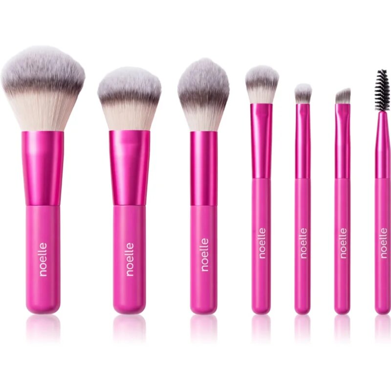 Noelle Pocket Glam Set 7/1 set de pensule cu husă pentru călătorii