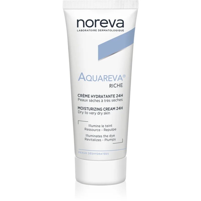 Noreva Aquareva Rich Moisturizing Cream 24h crema hranitoare pentru hidratare intensa 40 ml