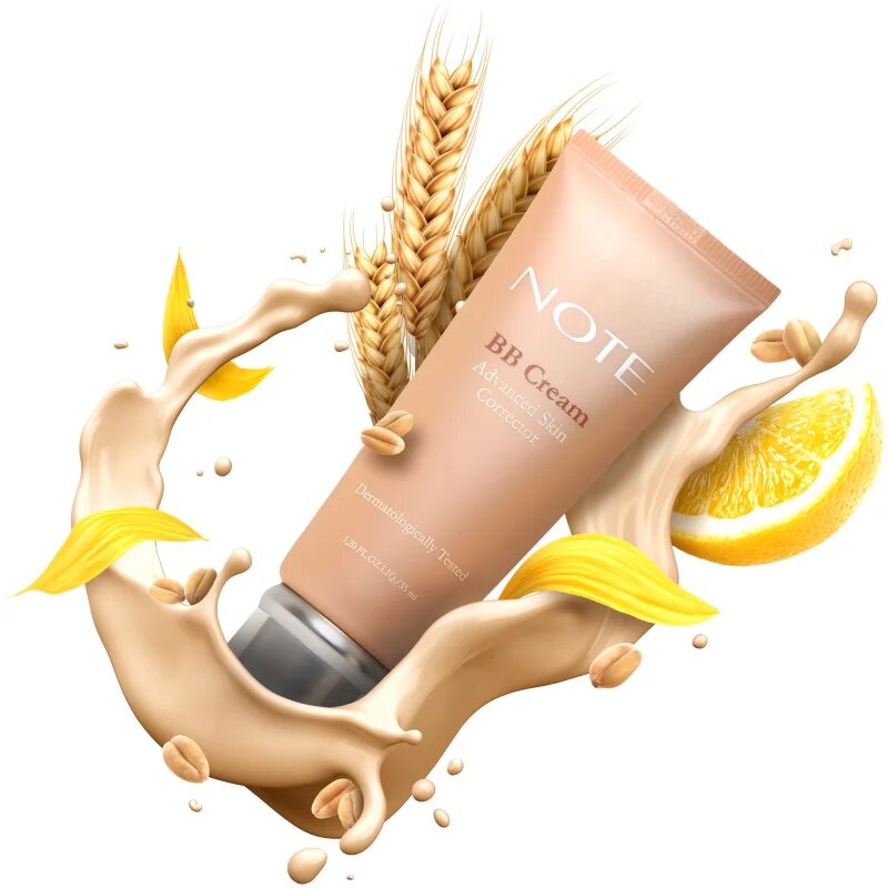 Note Cosmetique BB Advanced Skin Corrector cremă BB cu efect de hidratare SPF 15 culoare 501 30 ml