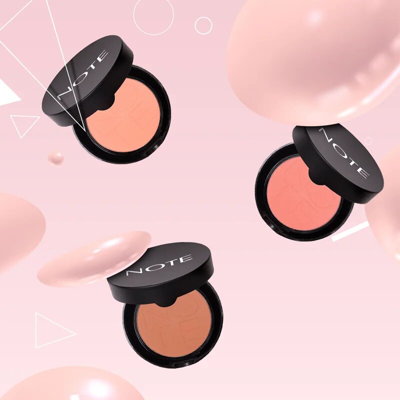 Note Cosmetique Luminous Silk fard de obraz sub forma de pudra 03 Coral 55 g