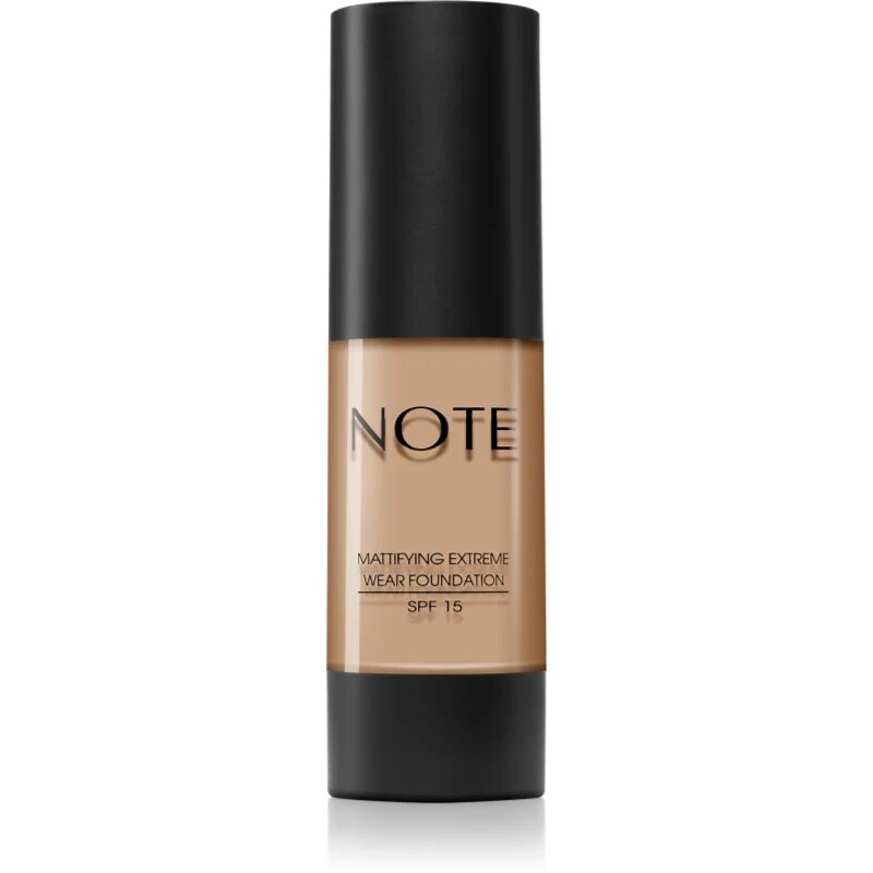 Note Cosmetique Mattifying Extreme Wear Foundation machiaj cu efect matifiant 02 Natural Beige 30 ml