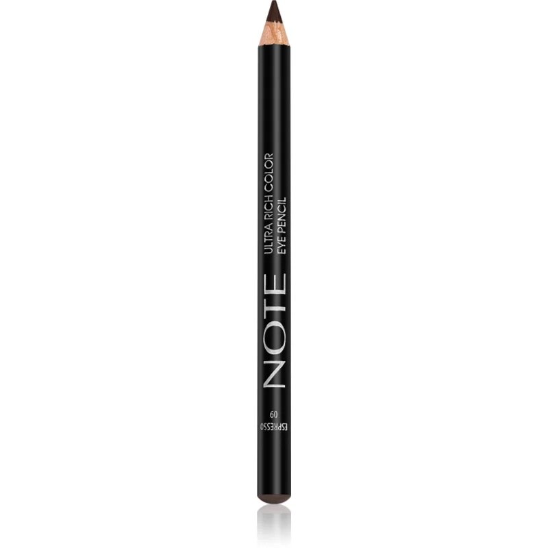 Note Cosmetique Ultra Rich Color creion dermatograf waterproof culoare 09 Espresso 11 g