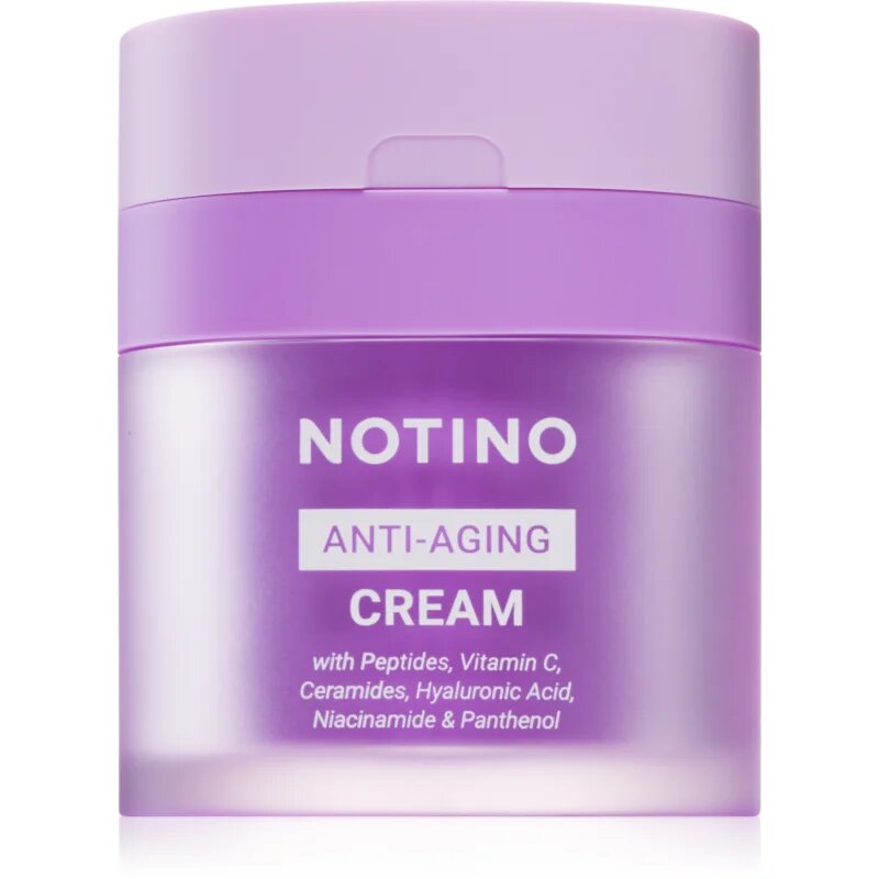 Notino Anti-Aging Cream with Peptides Vitamin C Ceramides Hyaluronic Acid Niacinamide & Pantheno crema de zi si de noapte împotriva îmbătrânirii p