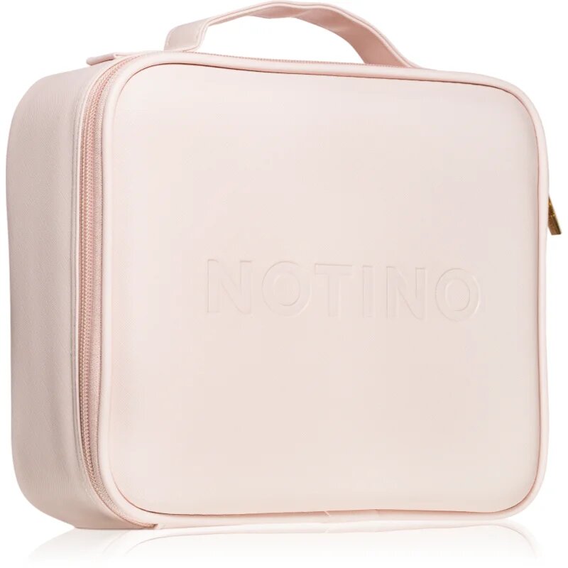 Notino Beauty Box With LED Mirror servietă pentru cosmetice cu oglindă LED Pink 1 buc