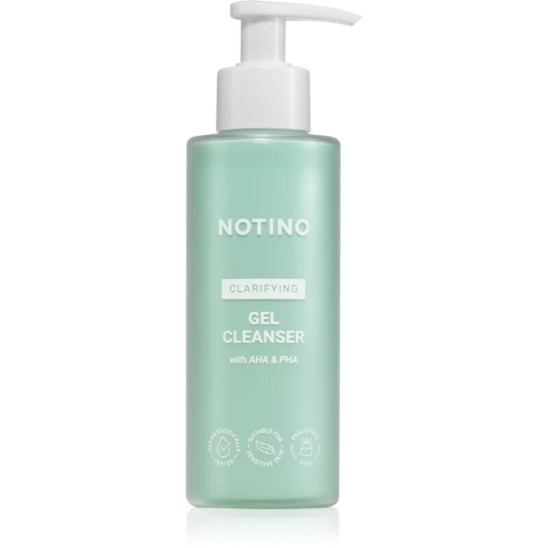Notino Clarifying Gel Cleanser with AHA & PHA gel intens pentru curatare pentru ten gras si problematic 200 ml