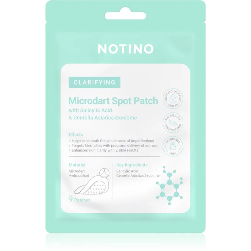 Notino Clarifying Microdart Spot Patch plasturi pentru piele problematică impotriva acneei 9 buc
