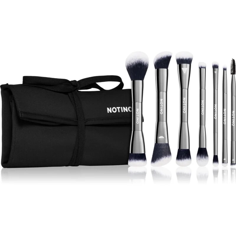 Notino Dual-End Make-Up Brush Set set perii machiaj 7 buc