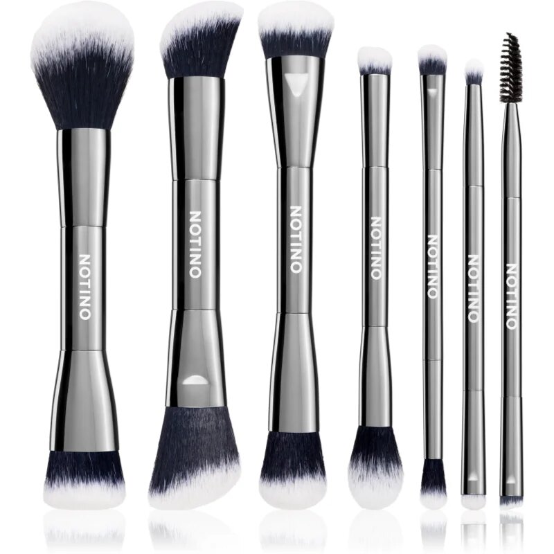 Notino Dual-End Make-Up Brush Set set perii machiaj 7 buc