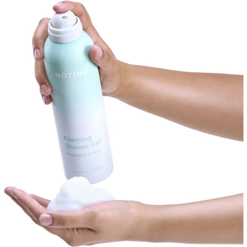 Notino Foaming Shower Gel Eucalyptus & Mint spumă pentru duș 200 ml