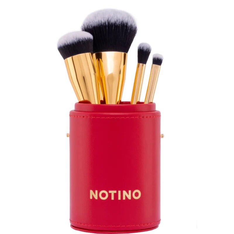 Notino Gift Set Make-up Brushes and Sponge Gift Set set de pensule cu husă