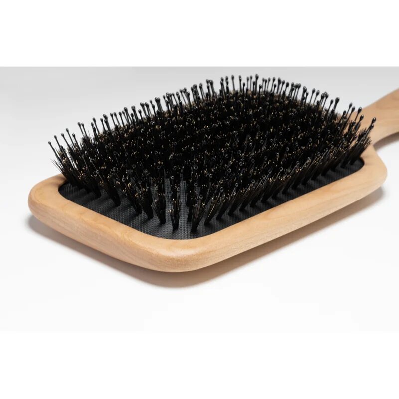 Notino Hair Collection Flat brush with boar bristles perie de tip paletă cu peri de mistret 1 buc
