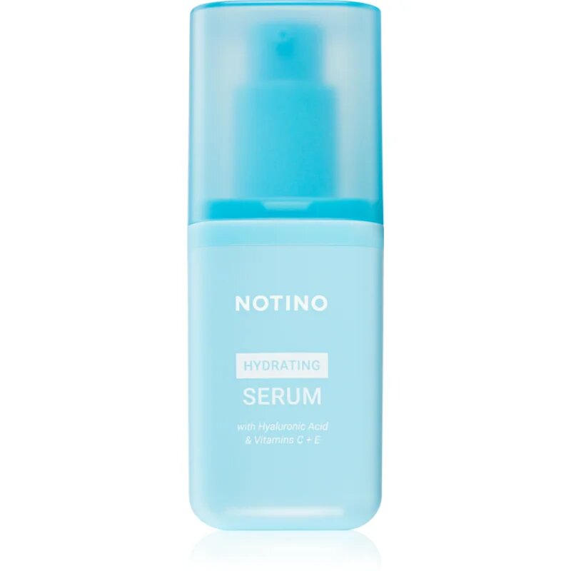 Notino Hydrating Serum with Hyaluronic Acid & Vitamins C + E ser hidratant pentru strălucirea și netezirea pielii 30 ml