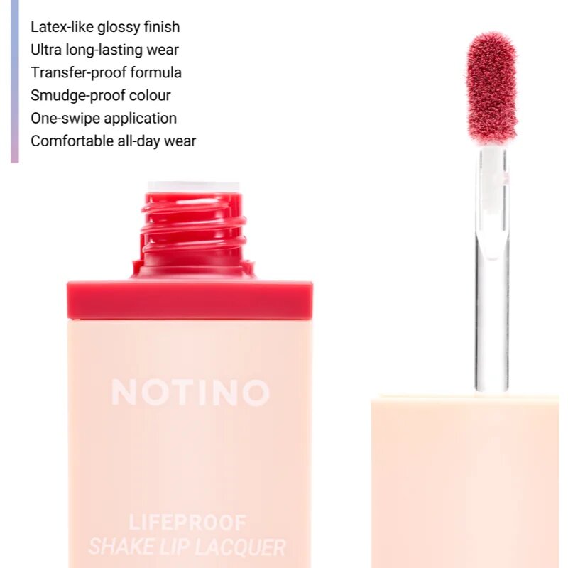 Notino Lifeproof Shake Lip Lacquer Ruj de buze lichid de lunga durata stralucitor 267 Needy 5 ml