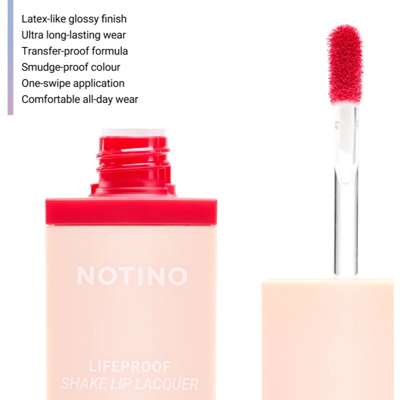 Notino Lifeproof Shake Lip Lacquer Ruj de buze lichid de lunga durata stralucitor 360 Royalty 5 ml