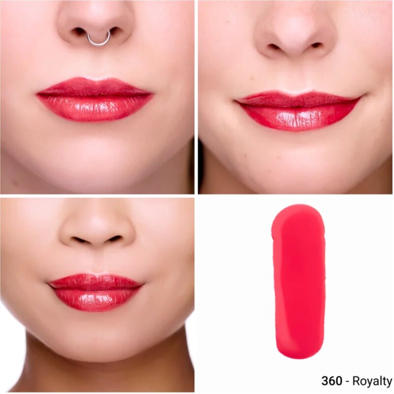 Notino Lifeproof Shake Lip Lacquer Ruj de buze lichid de lunga durata stralucitor 360 Royalty 5 ml