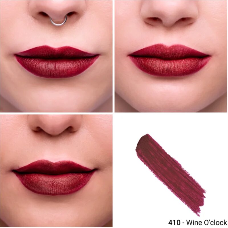 Notino Lifeproof Soft Matte Lip Stylo ruj mat de lungă durată cu acid hialuronic 410 Wine O´clock 2 g