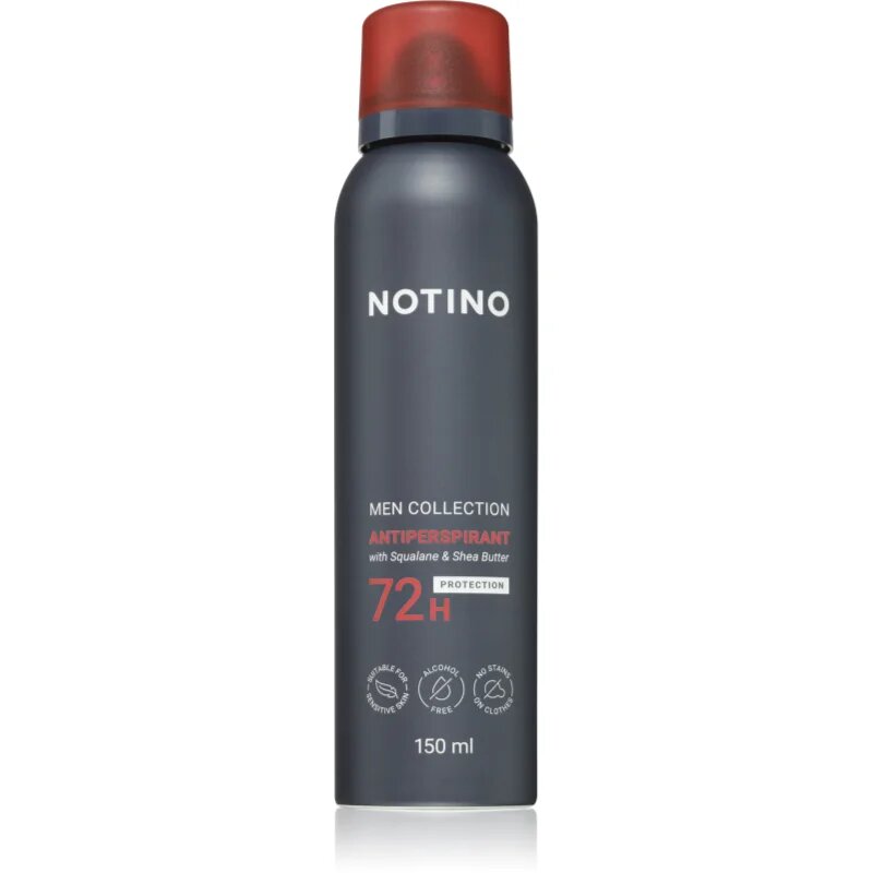 Notino Men Collection Antiperspirant 72h with Squalane & Shea Butter antiperspirant spray pentru bărbați 150 ml