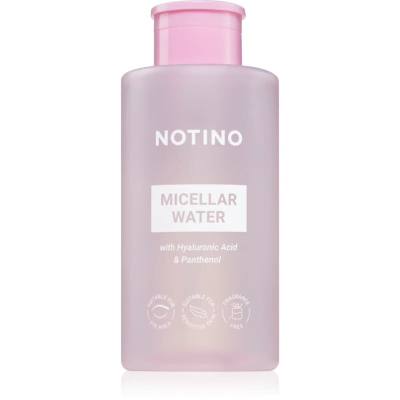 Notino Micellar Water With Hyaluronic Acid & Panthenol apă micelară pentru piele sensibilă cu pompiță 500 ml
