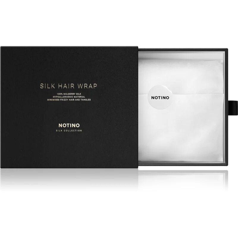 Notino Silk Collection Hair wrap turban din mătase pentru păr Black 1 buc